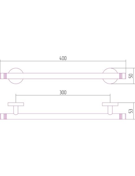 Купить Держатель полотенец Сунержа КАНЬОН одинарный / L 400 (Золото) (03-3001-0400) по цене 2450 руб., в Санкт-Петебруге в интернет магазине 100-Систем, а также дургие товары Сунержа из раздела Аксессуары и Полотенцесушители