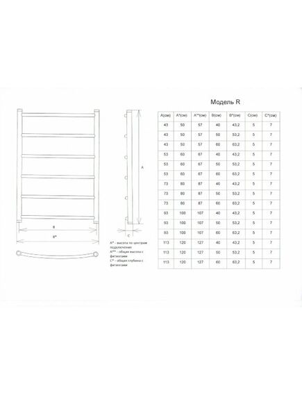Купить Полотенцесушитель ДВИН R 100/50 Водяной 1"-1/2" К1 Полированный (4627086039029) по цене 15276 руб., в Санкт-Петебруге в интернет магазине 100-Систем, а также дургие товары Двин из раздела Водяные полотенцесушители и Полотенцесушители