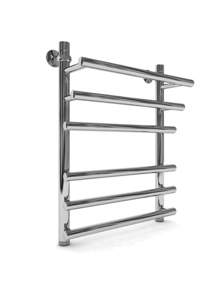 Купить Полотенцесушитель водяной INDIGO Just Shelf 60x40, нижнее подключение, 1" (К-1)  (ljshw60-40) по цене 10779 руб., в Санкт-Петебруге в интернет магазине 100-Систем, а также дургие товары INDIGO из раздела Водяные полотенцесушители и Полотенцесушители