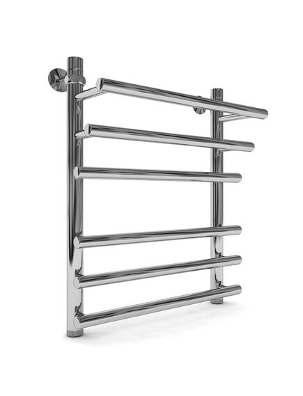 Купить Полотенцесушитель водяной INDIGO Just Shelf 60x50, нижнее подключение, 1" (К-1)  (ljshw60-50) по цене 13814 руб., в Санкт-Петебруге в интернет магазине 100-Систем, а также дургие товары INDIGO из раздела Водяные полотенцесушители и Полотенцесушители