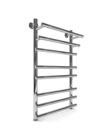 Купить Полотенцесушитель водяной INDIGO Just Shelf 80x40, нижнее подключение, 1" (К-1)  (ljshw80-40) по цене 19836 руб., в Санкт-Петебруге в интернет магазине 100-Систем, а также дургие товары INDIGO из раздела Водяные полотенцесушители и Полотенцесушители