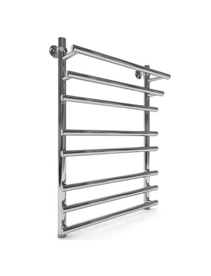 Купить Полотенцесушитель водяной INDIGO Just Shelf 80x50, нижнее подключение, 1" (К-1)  (ljshw80-50) по цене 17034 руб., в Санкт-Петебруге в интернет магазине 100-Систем, а также дургие товары INDIGO из раздела Водяные полотенцесушители и Полотенцесушители