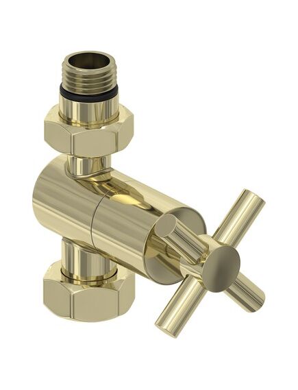 Купить Вентиль Сунержа прямой крест G 1/2" НР х G 3/4" НГ (020-1409-1234) по цене 9000 руб., в Санкт-Петебруге в интернет магазине 100-Систем, а также дургие товары Сунержа из раздела Комплектующие и Полотенцесушители