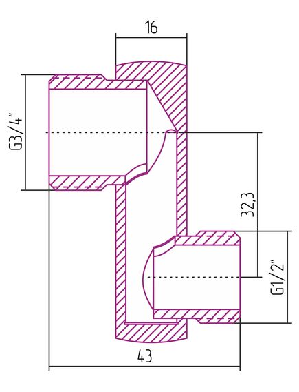 Купить Эксцентрик Сунержа G 1/2" НР х G 3/4" НР смещение 32 мм (020-1507-0007) по цене 5590 руб., в Санкт-Петебруге в интернет магазине 100-Систем, а также дургие товары Сунержа из раздела Комплектующие и Полотенцесушители