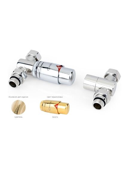 Купить Автоматический терморегулятор Сунержа прямой G 1/2" НР х G 3/4" НГ (набор) (020-1420-0000) по цене 24070 руб., в Санкт-Петебруге в интернет магазине 100-Систем, а также дургие товары Сунержа из раздела Комплектующие и Полотенцесушители