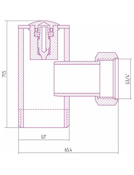 Купить Уголок со спускным клапаном Сунержа 1" нар.р. - 3/4" н/г (12-1511-0134) по цене 3700 руб., в Санкт-Петебруге в интернет магазине 100-Систем, а также дургие товары Сунержа из раздела Комплектующие и Полотенцесушители
