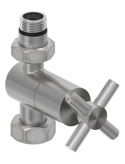 Купить Вентиль Сунержа прямой крест G 1/2" НР х G 3/4" НГ (071-1409-1234) по цене 10990 руб., в Санкт-Петебруге в интернет магазине 100-Систем, а также дургие товары Сунержа из раздела Комплектующие и Полотенцесушители