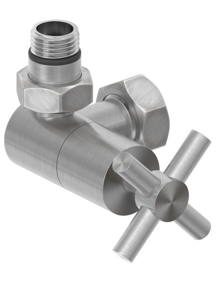 Купить Вентиль Сунержа 3D левый (крест) G 1/2" НР х G 3/4" НГ (071-1410-1234) по цене 11550 руб., в Санкт-Петебруге в интернет магазине 100-Систем, а также дургие товары Сунержа из раздела Комплектующие и Полотенцесушители