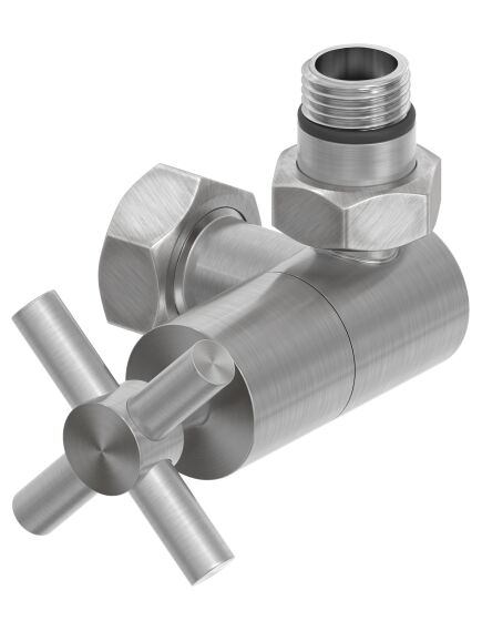 Купить Вентиль Сунержа 3D правый (крест) G 1/2" НР х G 3/4" НГ (071-1411-1234) по цене 11550 руб., в Санкт-Петебруге в интернет магазине 100-Систем, а также дургие товары Сунержа из раздела Комплектующие и Полотенцесушители