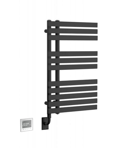 Купить BOHEME Полотенцесушитель электрический, Venturo Matt black  300W 230V 50Hz IP24 721-B (721-b) по цене 76784 руб., в Санкт-Петебруге в интернет магазине 100-Систем, а также дургие товары BOHEME из раздела Электрические полотенцесушители и Полотенцесушители