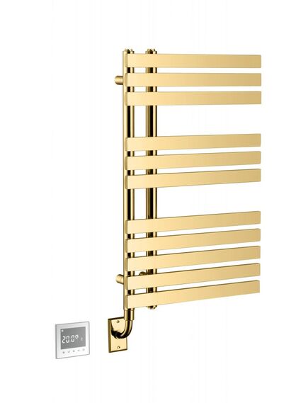 Купить BOHEME Полотенцесушитель электрический, Venturo gold  300W 230V 50Hz IP24 721-G (721-g) по цене 97272 руб., в Санкт-Петебруге в интернет магазине 100-Систем, а также дургие товары BOHEME из раздела Электрические полотенцесушители и Полотенцесушители