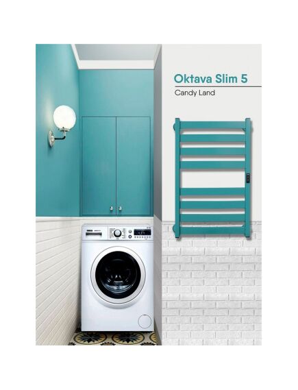 Купить Псш Oktava Slim 5 (electro) 80/50 (таймер, скр.монтаж, унив.подкл.R/L, CadnyLand) INDIGO (lсloks5e80-50clrt) по цене 15109 руб., в Санкт-Петебруге в интернет магазине 100-Систем, а также дургие товары INDIGO из раздела Электрические полотенцесушители и Полотенцесушители