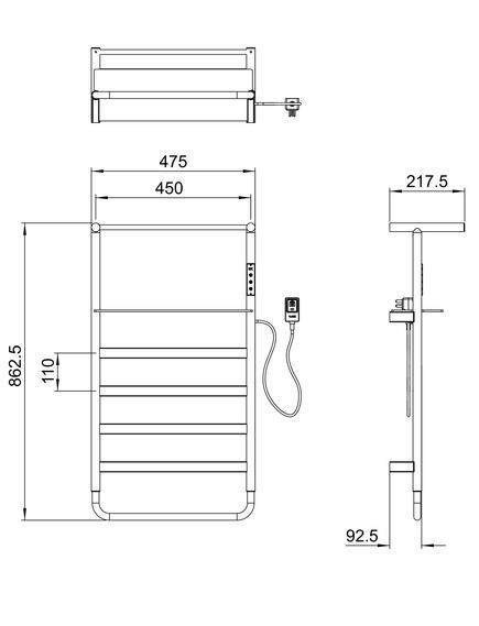 Купить Полотенцесушитель электрический WONZON & WOGHAND DÜSSELDORF, Хром (WW-A208-CR) (ww-a208-cr) по цене 60929 руб., в Санкт-Петебруге в интернет магазине 100-Систем, а также дургие товары WONZON & WOGHAND из раздела Электрические полотенцесушители и Полотенцесушители