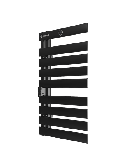 Купить Полотенцесушитель электрический THERMEX Njord Black, 425 Вт (801011) по цене 13335.19 руб., в Санкт-Петебруге в интернет магазине 100-Систем, а также дургие товары THERMEX из раздела Электрические полотенцесушители и Полотенцесушители