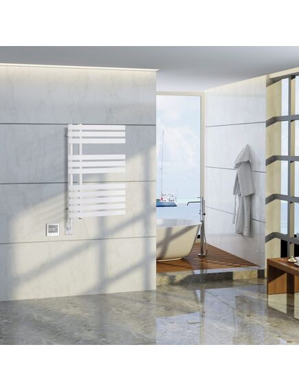 Купить BOHEME Полотенцесушитель электрический, Venturo Matt white  300W 230V 50Hz IP24 721-MW (721-mw) по цене 76784 руб., в Санкт-Петебруге в интернет магазине 100-Систем, а также дургие товары BOHEME из раздела Электрические полотенцесушители и Полотенцесушители