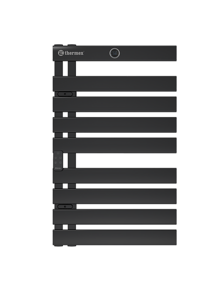 Купить Полотенцесушитель электрический THERMEX Njord Black, 425 Вт (801011) по цене 13335.19 руб., в Санкт-Петебруге в интернет магазине 100-Систем, а также дургие товары THERMEX из раздела Электрические полотенцесушители и Полотенцесушители