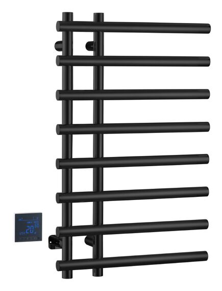 Купить Полотенцесушитель электрический круглый сухой BLACK (722-b) по цене 61539 руб., в Санкт-Петебруге в интернет магазине 100-Систем, а также дургие товары BOHEME из раздела Электрические полотенцесушители и Полотенцесушители