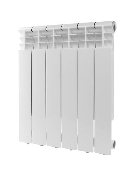 Купить ROMMER Profi 500 (AL500-80-80-100) 6 секции радиатор алюминиевый (RAL9016) (ral-1210-050006) по цене 4530 руб., в Санкт-Петебруге в интернет магазине 100-Систем, а также дургие товары ROMMER из раздела Алюминиевые радиаторы и Радиаторы
