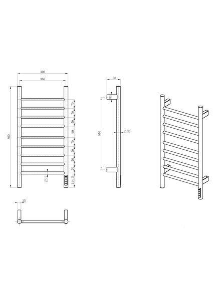 Купить Полотенцесушитель электрический WONZON & WOGHAND BONN, Хром (WW-AL4094-CR) (ww-al4094-cr) по цене 54495 руб., в Санкт-Петебруге в интернет магазине 100-Систем, а также дургие товары WONZON & WOGHAND из раздела Электрические полотенцесушители и Полотенцесушители