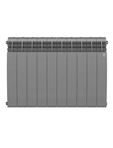 Купить Радиатор Royal Thermo BiLiner 500 Silver Satin - 10 секц. (rtbss50010) по цене 12300 руб., в Санкт-Петебруге в интернет магазине 100-Систем, а также дургие товары ROYAL THERMO из раздела Биметаллические радиаторы и Радиаторы