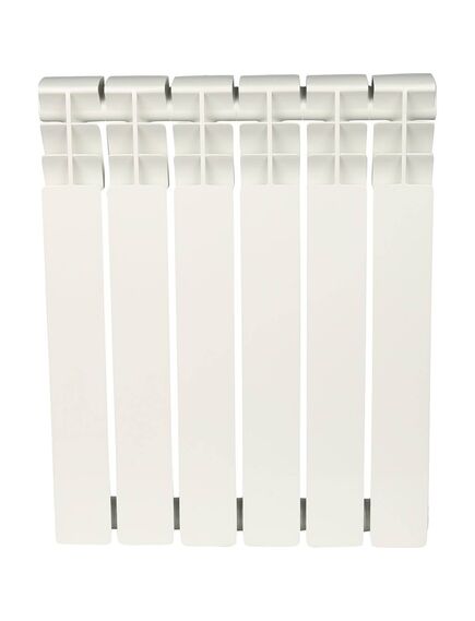 Купить ROMMER Optima BM 500 6 секций радиатор биметаллический (RAL9016) (rbm-0210-050006) по цене 3960 руб., в Санкт-Петебруге в интернет магазине 100-Систем, а также дургие товары ROMMER из раздела Биметаллические радиаторы и Радиаторы