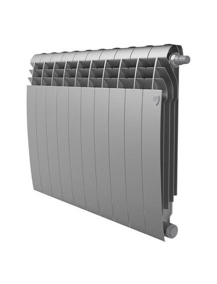 Купить Радиатор Royal Thermo BiLiner 500 Silver Satin VR80 - 10 секц. (rtbssvr8050010) по цене 13545 руб., в Санкт-Петебруге в интернет магазине 100-Систем, а также дургие товары ROYAL THERMO из раздела Биметаллические радиаторы и Радиаторы