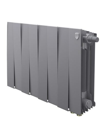 Купить Радиатор Royal Thermo PianoForte 300 Silver Satin VDR80 - 8 секц. (rtpssvdr8030008) по цене 16150 руб., в Санкт-Петебруге в интернет магазине 100-Систем, а также дургие товары ROYAL THERMO из раздела Биметаллические радиаторы и Радиаторы