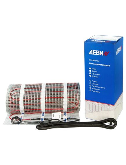 Купить Нагревательный мат ДЕВИ Comfort Mat-150T   375 Вт   230 В   2,5 м2 (140f1745r) по цене 10878 руб., в Санкт-Петебруге в интернет магазине 100-Систем, а также дургие товары  из раздела Нагревательные маты и Теплый пол