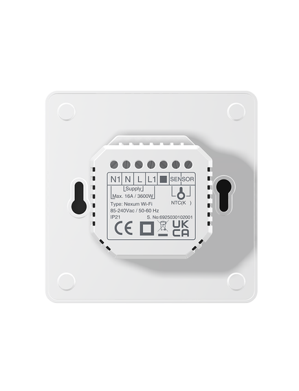 Купить Термостат проводной комнатный THERMEX Nexum Wi-Fi (808002) по цене 5840.25 руб., в Санкт-Петебруге в интернет магазине 100-Систем, а также дургие товары THERMEX из раздела Терморегуляторы и Автоматика для теплого пола