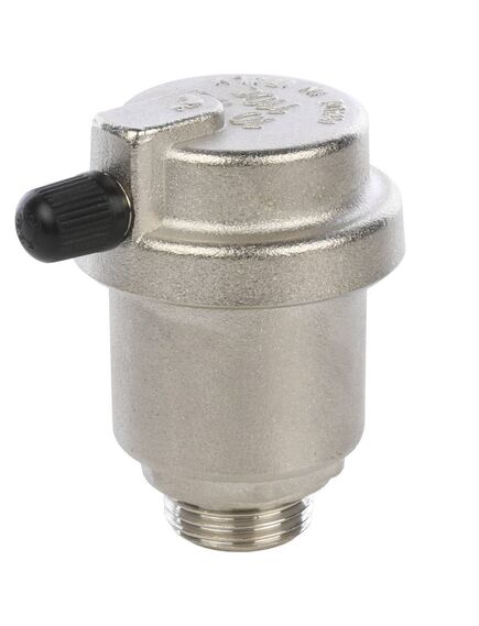 Купить Воздухоотводчик Stout 1/2" автомат, с боковым выводом клапана (svs-0012-000015) по цене 595 руб., в Санкт-Петебруге в интернет магазине 100-Систем, а также дургие товары STOUT из раздела Воздухоотводчики и Предохранительная арматура