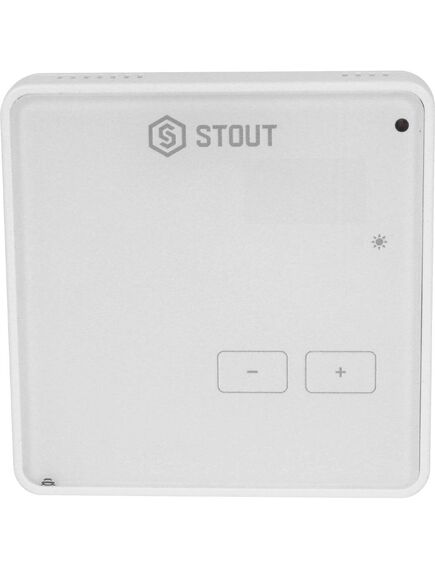 Купить STOUT  Проводной комнатный регулятор R-10z, белый (ste-0101-010003) по цене 9660 руб., в Санкт-Петебруге в интернет магазине 100-Систем, а также дургие товары STOUT из раздела Управляющие модули и Автоматика для водяного теплого пола