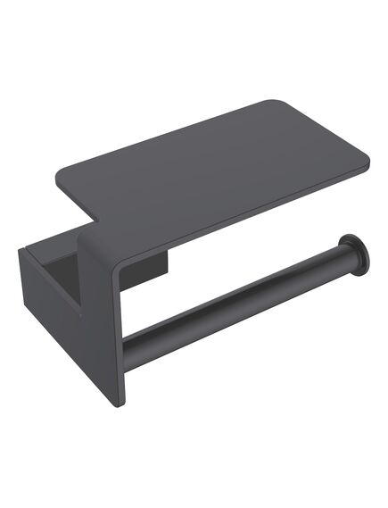 Купить BOHEME Q держатель туал.бумаги с полкой Black 10941-B (10941-b) по цене 8176 руб., в Санкт-Петебруге в интернет магазине 100-Систем, а также дургие товары BOHEME из раздела Держатели туалетной бумаги и Держатели туалетной бумаги и освежителей воздуха