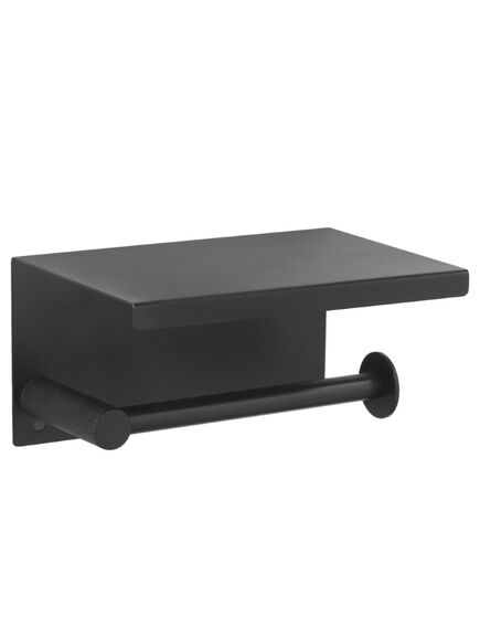Купить Держатель туалетной бумаги с крышкой UNO Black (10971-b) по цене 5414 руб., в Санкт-Петебруге в интернет магазине 100-Систем, а также дургие товары BOHEME из раздела Держатели туалетной бумаги и Держатели туалетной бумаги и освежителей воздуха
