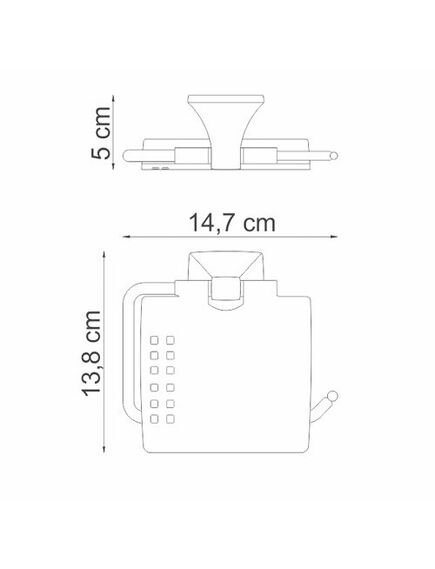 Купить Wern K-2525 Держатель туалетной бумаги  (k-2525) по цене 2670 руб., в Санкт-Петебруге в интернет магазине 100-Систем, а также дургие товары WasserKRAFT из раздела Держатели туалетной бумаги и Держатели туалетной бумаги и освежителей воздуха