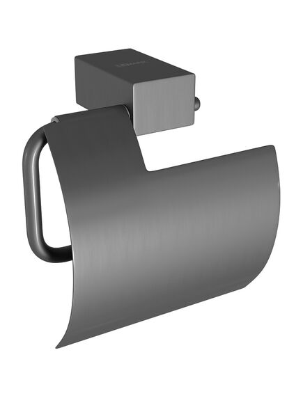 Купить Держатель для туалетной бумаги SMOOTH LINE с крышкой, графит (9726012) по цене 5090 руб., в Санкт-Петебруге в интернет магазине 100-Систем, а также дургие товары LEMARK из раздела Держатели туалетной бумаги и Держатели туалетной бумаги и освежителей воздуха