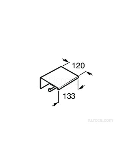 Купить Держатель Roca для туалетной бумаги Nuova 816529001 (816529001) по цене 11066.77 руб., в Санкт-Петебруге в интернет магазине 100-Систем, а также дургие товары ROCA из раздела Держатели туалетной бумаги и Держатели туалетной бумаги и освежителей воздуха