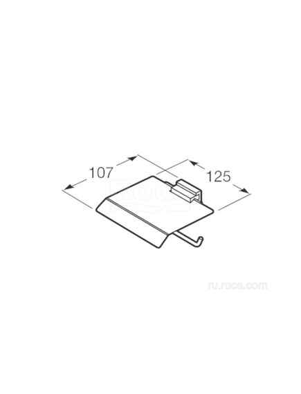 Купить Держатель Roca для туалетной бумаги Rubik 816849001 (816849001) по цене 5713.37 руб., в Санкт-Петебруге в интернет магазине 100-Систем, а также дургие товары ROCA из раздела Держатели туалетной бумаги и Держатели туалетной бумаги и освежителей воздуха