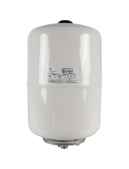 Купить STOUT STW-0015-000018 расширительный бак, для ГВС 18 л. вертикальный (цвет белый) (stw-0015-000018) по цене 3251 руб., в Санкт-Петебруге в интернет магазине 100-Систем, а также дургие товары STOUT из раздела Баки для воды и Расширительные баки и емкости