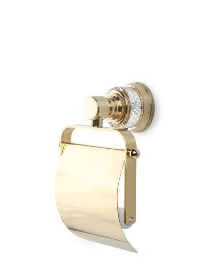 Купить Держатель туалетной бумаги с крышкой AURA Gold (10241-g) по цене 27341 руб., в Санкт-Петебруге в интернет магазине 100-Систем, а также дургие товары BOHEME из раздела Держатели туалетной бумаги и Держатели туалетной бумаги и освежителей воздуха