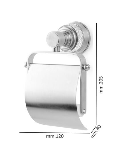 Купить Держатель туалетной бумаги с крышкой AURA Chrome (10241-cr) по цене 20254 руб., в Санкт-Петебруге в интернет магазине 100-Систем, а также дургие товары BOHEME из раздела Держатели туалетной бумаги и Держатели туалетной бумаги и освежителей воздуха