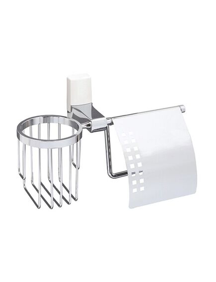 Купить Leine K-5059WHITE Держатель туалетной бумаги и освежителя (k-5059white) по цене 6690 руб., в Санкт-Петебруге в интернет магазине 100-Систем, а также дургие товары WasserKRAFT из раздела Держатели туалетной бумаги и Держатели туалетной бумаги и освежителей воздуха