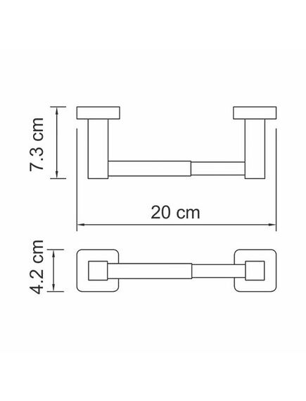 Купить Держатель туалетной бумаги WasserKRAFT Lippe K-6522 Хром (k-6522) по цене 2510 руб., в Санкт-Петебруге в интернет магазине 100-Систем, а также дургие товары WasserKRAFT из раздела Держатели туалетной бумаги и Держатели туалетной бумаги и освежителей воздуха