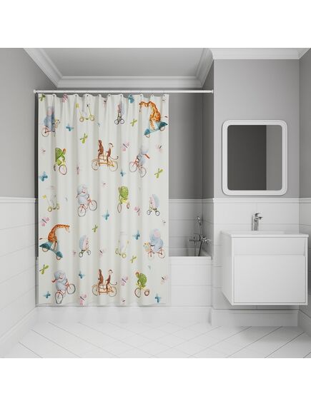 Купить Штора для ванной, 200x180 см, Полиэстер, IDDIS, BA03P18i11 (ba03p18i11) по цене 1190 руб., в Санкт-Петебруге в интернет магазине 100-Систем, а также дургие товары IDDIS из раздела Шторки для ванной и Карнизы Шторки Коврики