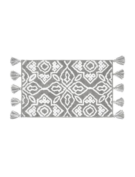 Купить Коврик для ванной комнаты с кисточками, 50x80, микрофибра, серый, IDDIS, DT01P58i12 (dt01p58i12) по цене 1700 руб., в Санкт-Петебруге в интернет магазине 100-Систем, а также дургие товары IDDIS из раздела Коврики для ванной и Карнизы Шторки Коврики