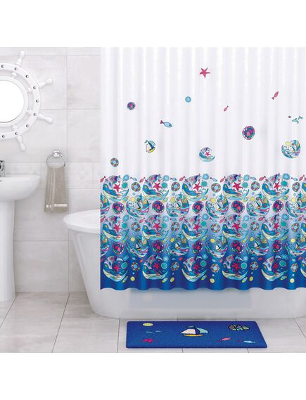 Купить Шторка для ванной WasserKRAFT Salm SC-13101 180х200, кольца в комплекте (sc-13101) по цене 2030 руб., в Санкт-Петебруге в интернет магазине 100-Систем, а также дургие товары WasserKRAFT из раздела Шторки для ванной и Карнизы Шторки Коврики