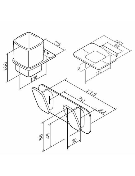 Купить AK50B0703W Inspire V2.0 набор аксессуаров для зоны красоты (ak50b0703w) по цене 15490 руб., в Санкт-Петебруге в интернет магазине 100-Систем, а также дургие товары AM.PM из раздела Комбинированные стойки держатели и Аксессуары для ванной комнаты