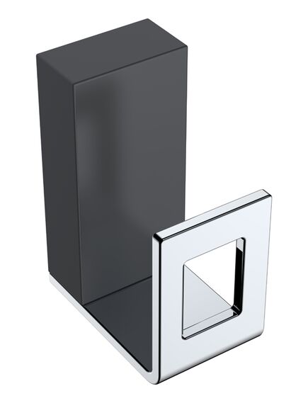 Купить BOHEME Q крючок Сhrome & Black 10946-CR-B (10946-cr-b) по цене 4859 руб., в Санкт-Петебруге в интернет магазине 100-Систем, а также дургие товары BOHEME из раздела Крючки (вешалки) и Аксессуары для ванной комнаты
