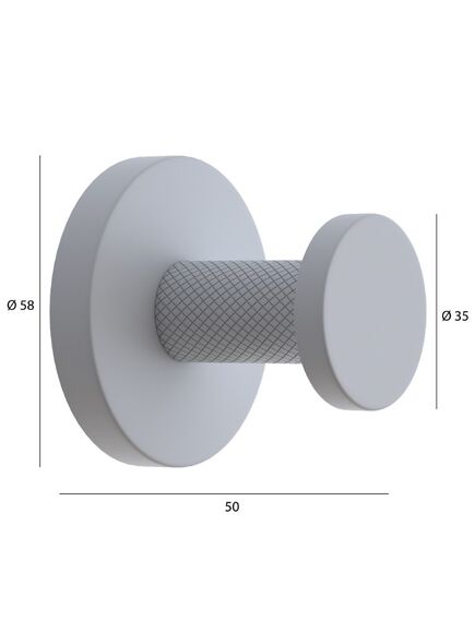 Купить Крючок UNO Gun Metall (10976-gm) по цене 2501 руб., в Санкт-Петебруге в интернет магазине 100-Систем, а также дургие товары BOHEME из раздела Крючки (вешалки) и Аксессуары для ванной комнаты Купить Крючок UNO Gun Metall (10976-gm) по цене 2501 руб., в Санкт-Петебруге в интернет магазине 100-Систем, а также дургие товары BOHEME из раздела Крючки (вешалки) и Аксессуары для ванной комнаты