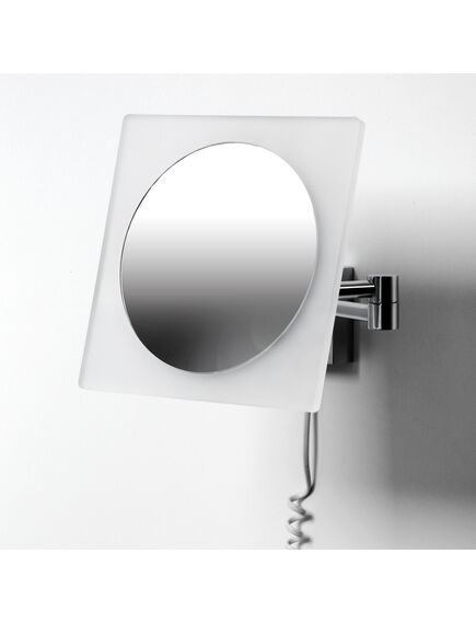 Купить K-1008 Зеркало с LED-подсветкой, 3-х кратным увеличением (k-1008) по цене 26750 руб., в Санкт-Петебруге в интернет магазине 100-Систем, а также дургие товары WasserKRAFT из раздела Косметические зеркала и Аксессуары для ванной комнаты