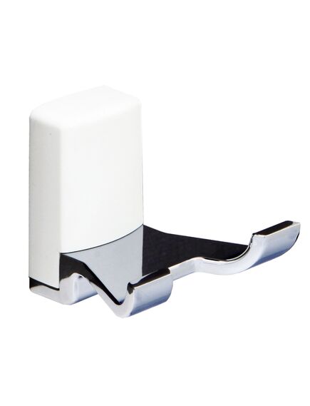 Купить Leine K-5023DWHITE (ранее К-5023WHITE) Крючок двойной (k-5023dwhite) по цене 1500 руб., в Санкт-Петебруге в интернет магазине 100-Систем, а также дургие товары WasserKRAFT из раздела Крючки (вешалки) и Аксессуары для ванной комнаты